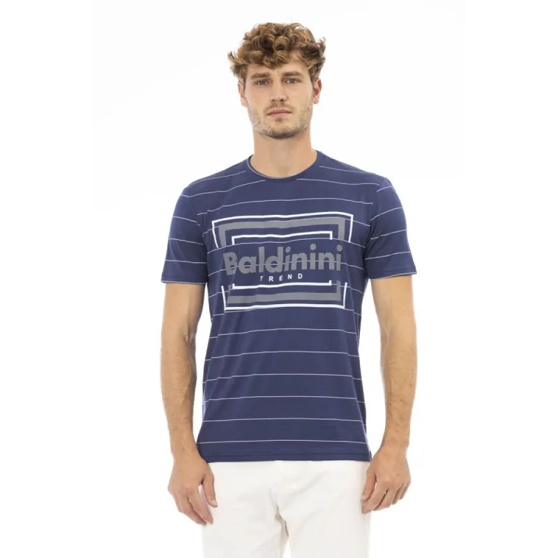 Blue Cotton Men T-Shirt sold by Louxly