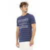 Blue Cotton Men T-Shirt sold by Louxly