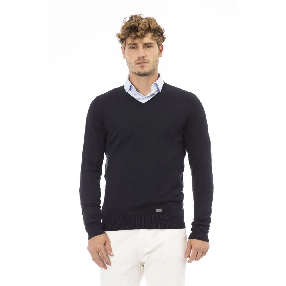 Blue Modal Men Sweater sold by Louxly