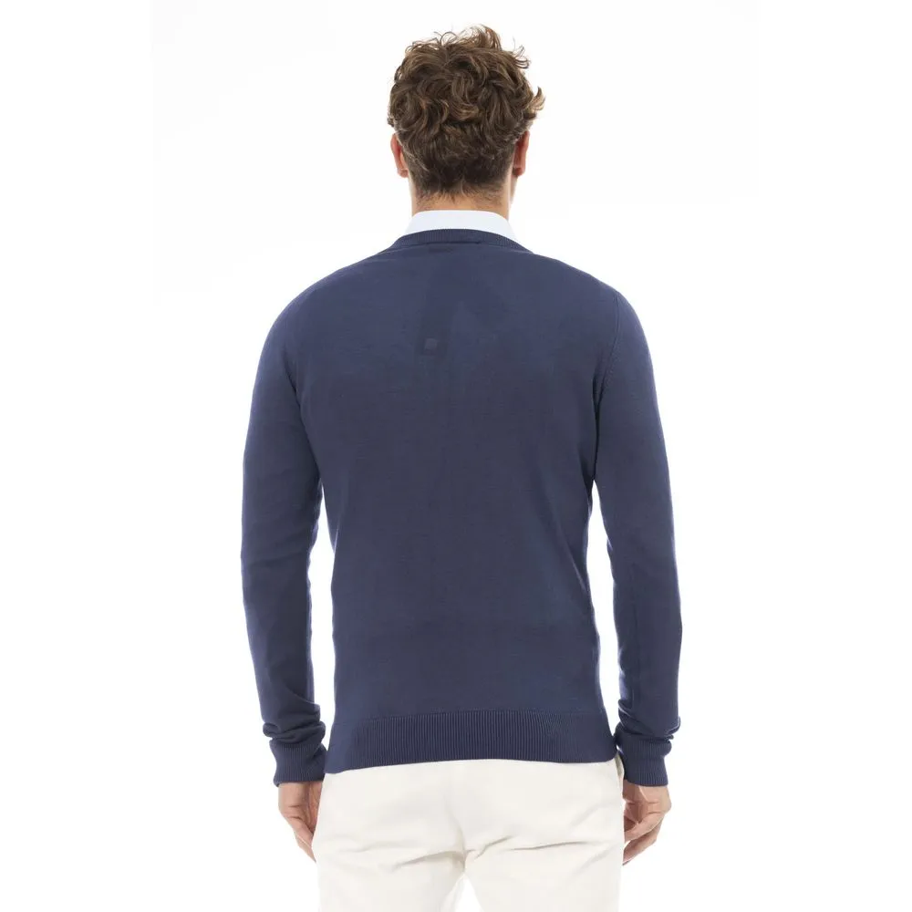 Blue Modal Men Sweater sold by Louxly product image thumbnail 3