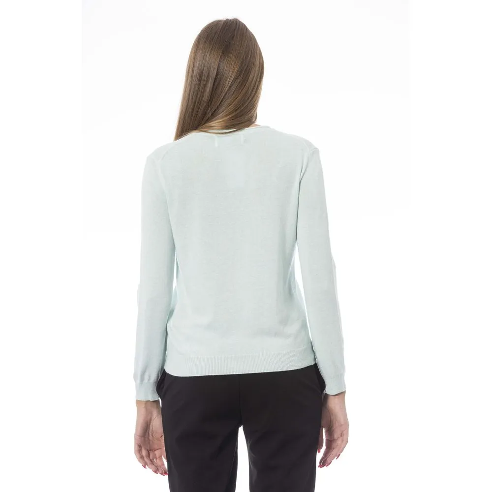 Light Blue Cashmere Women Sweater sold by Louxly product image thumbnail 3