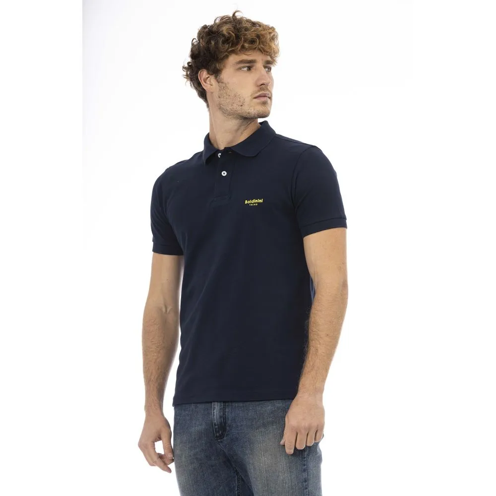 Blue Cotton Men Polo sold by Louxly product image thumbnail 2