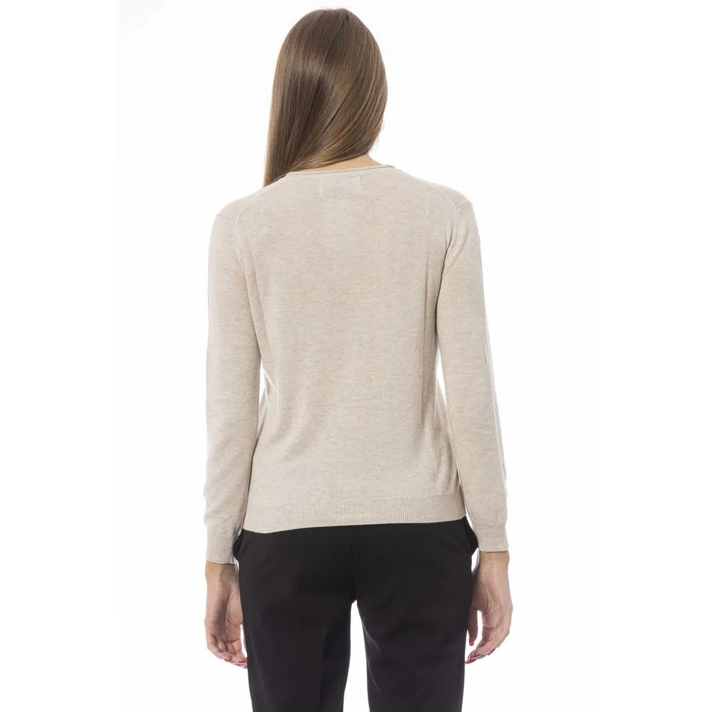 Beige Cashmere Women Sweater sold by Louxly product image thumbnail 3