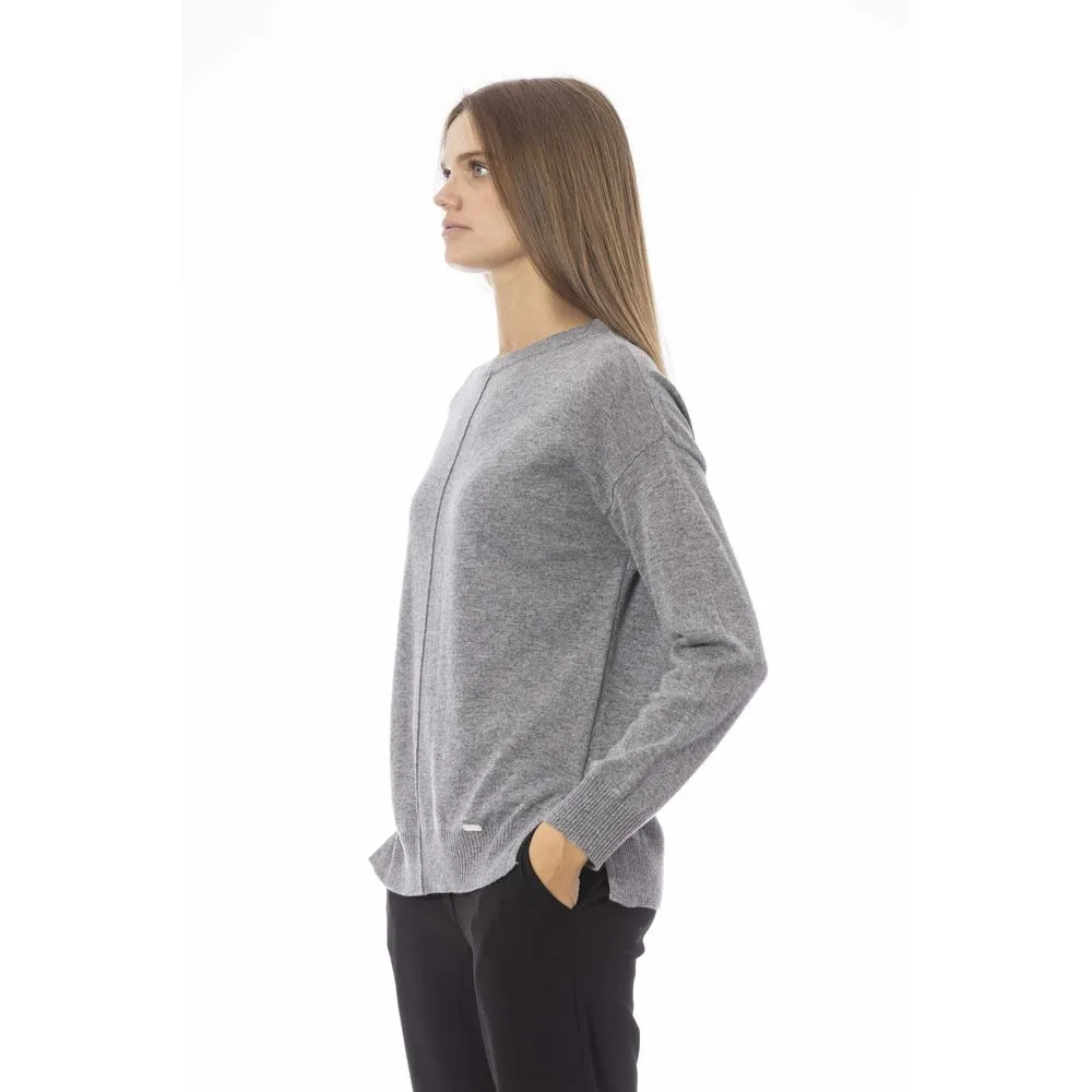 Gray Viscose Women Sweater sold by Louxly product image thumbnail 2
