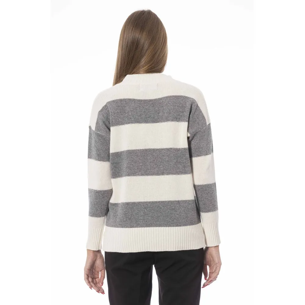 Gray Wool Women Sweater sold by Louxly product image thumbnail 3