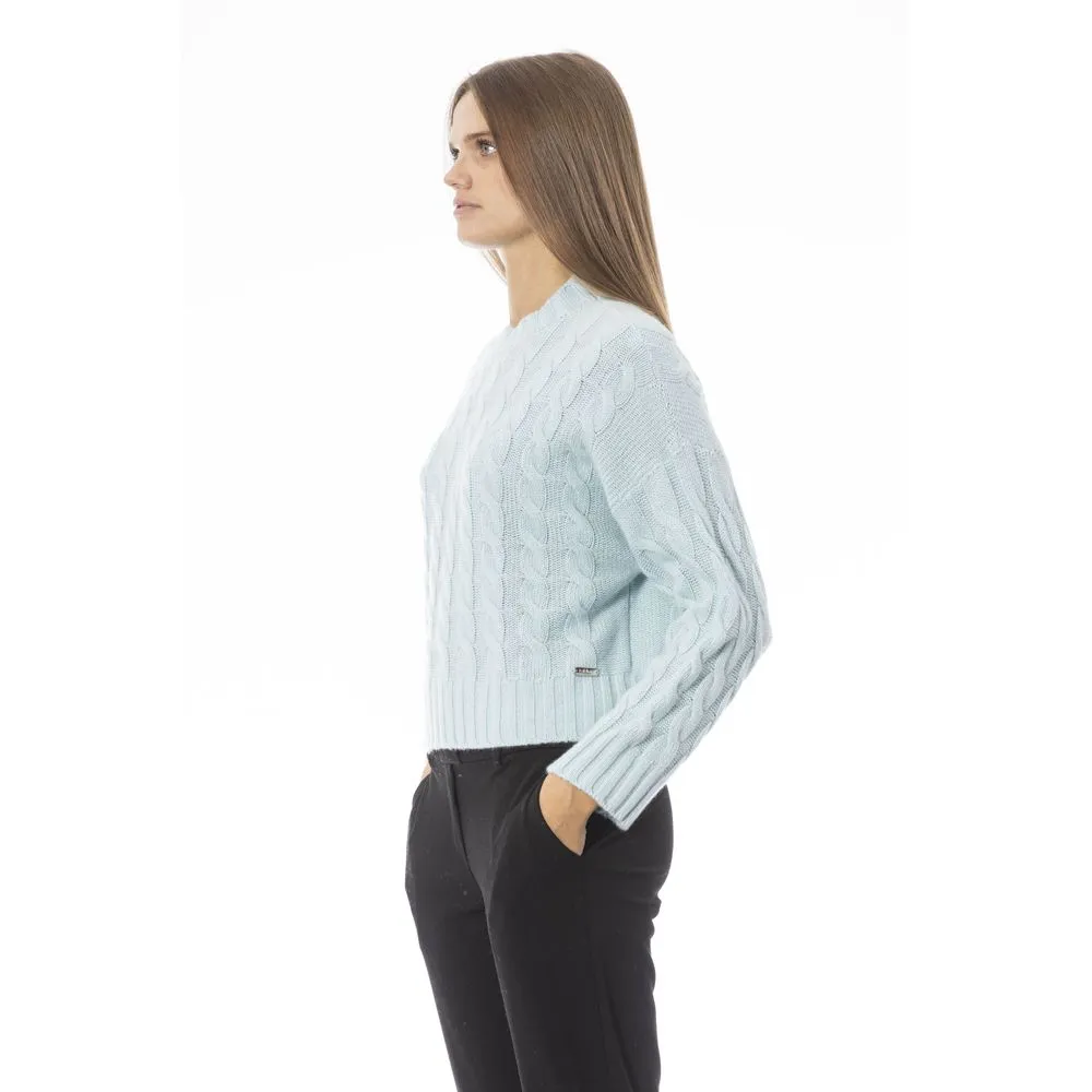 Light Blue Wool Women Sweater sold by Louxly product image thumbnail 2