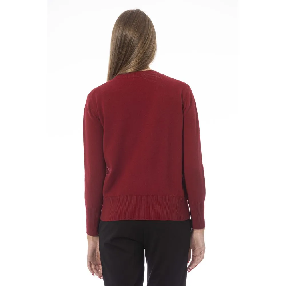 Red Wool Women Sweater sold by Louxly product image thumbnail 3