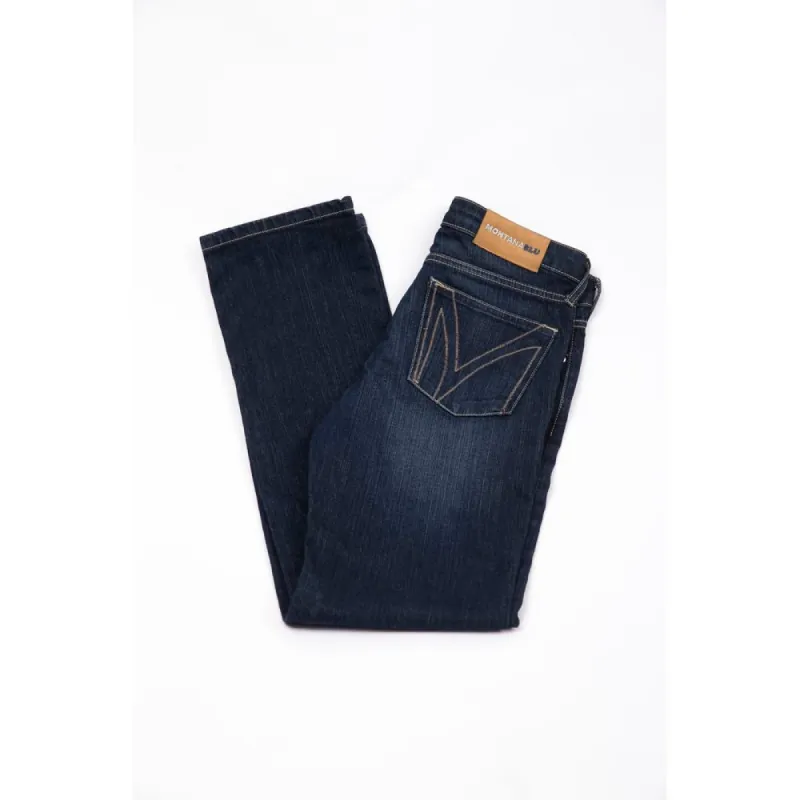 Blue Cotton Women Jeans sold by Louxly