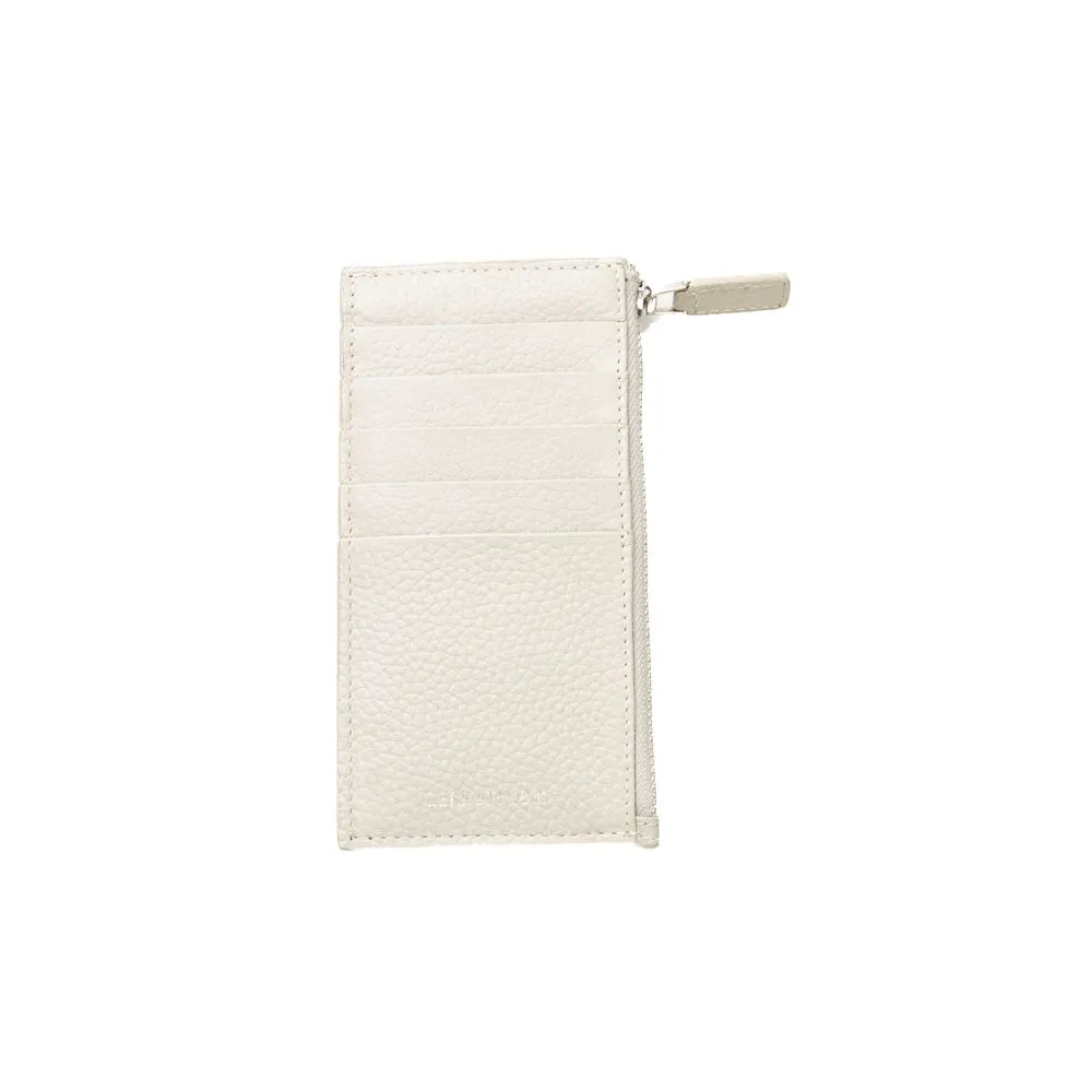 White Leather Men Wallet sold by Louxly