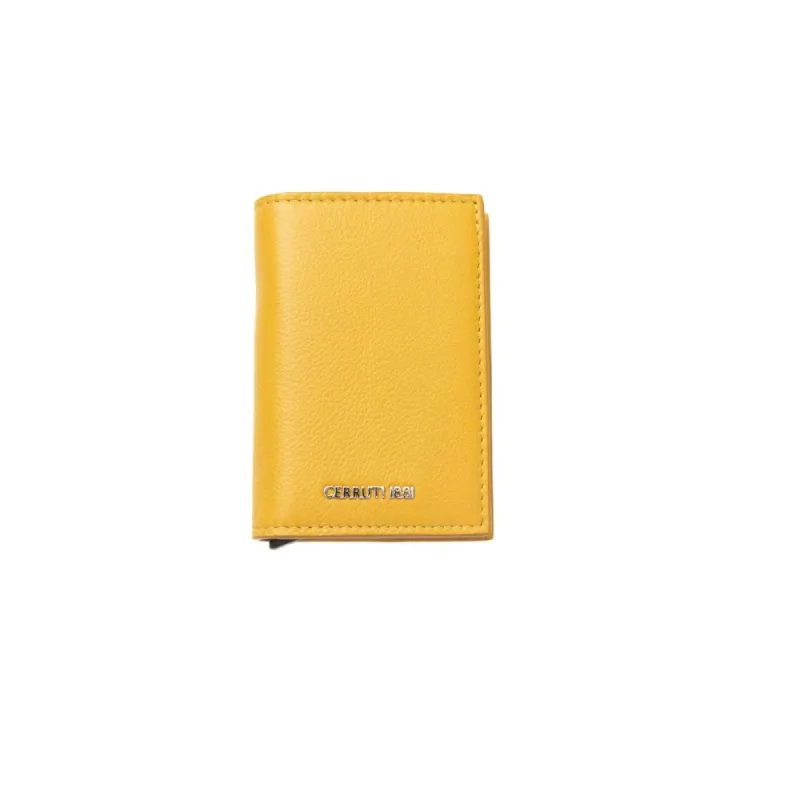 Yellow Calf Leather Men Wallet sold by Louxly