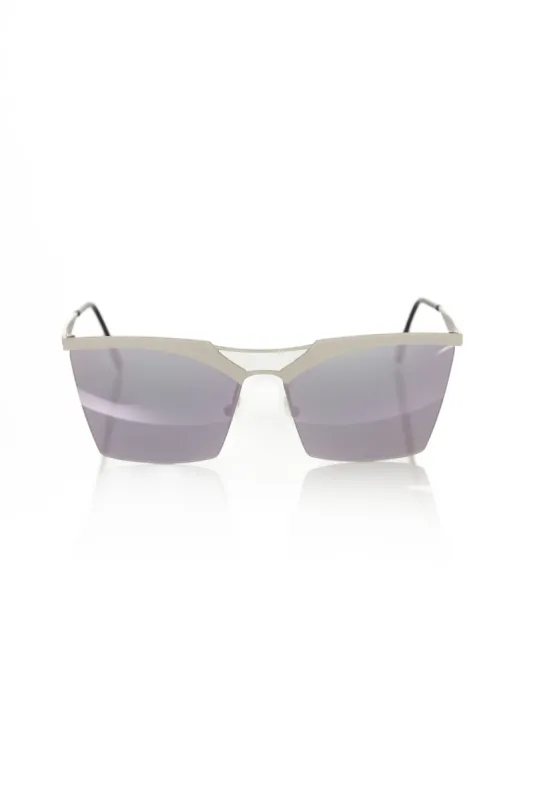 Silver Metallic Women's Sunglass sold by Louxly