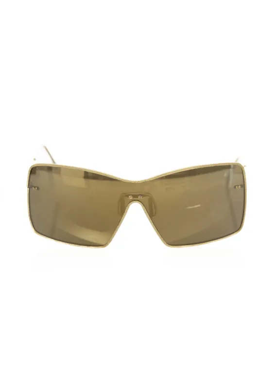Gold Metallic Sunglasses for Women sold by Louxly