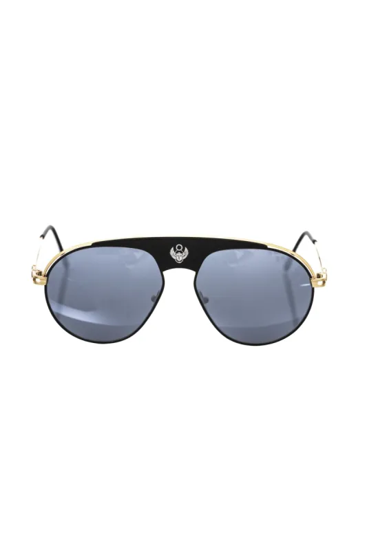 Black Metallic Men's Sunglass sold by Louxly
