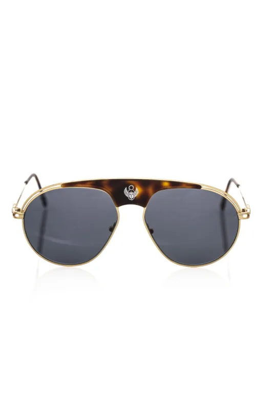 Brown Metallic Sunglass for Men sold by Louxly