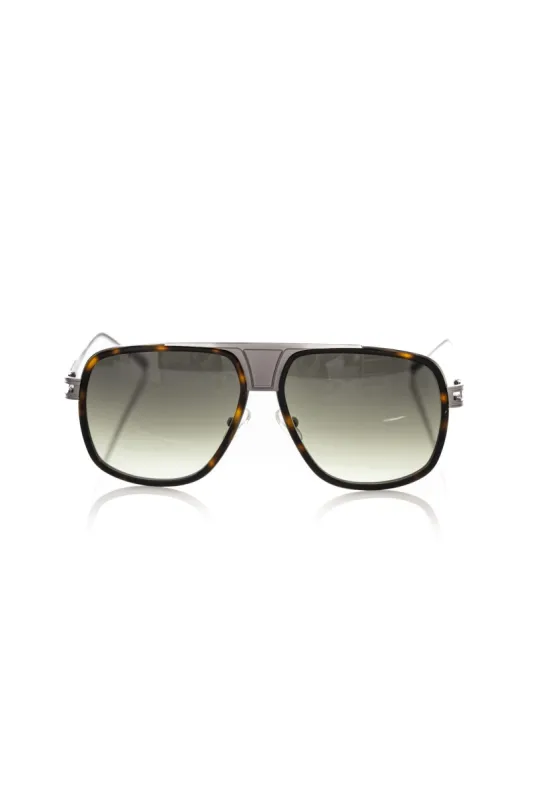Brown Metallic Fiber Men Sunglass sold by Louxly