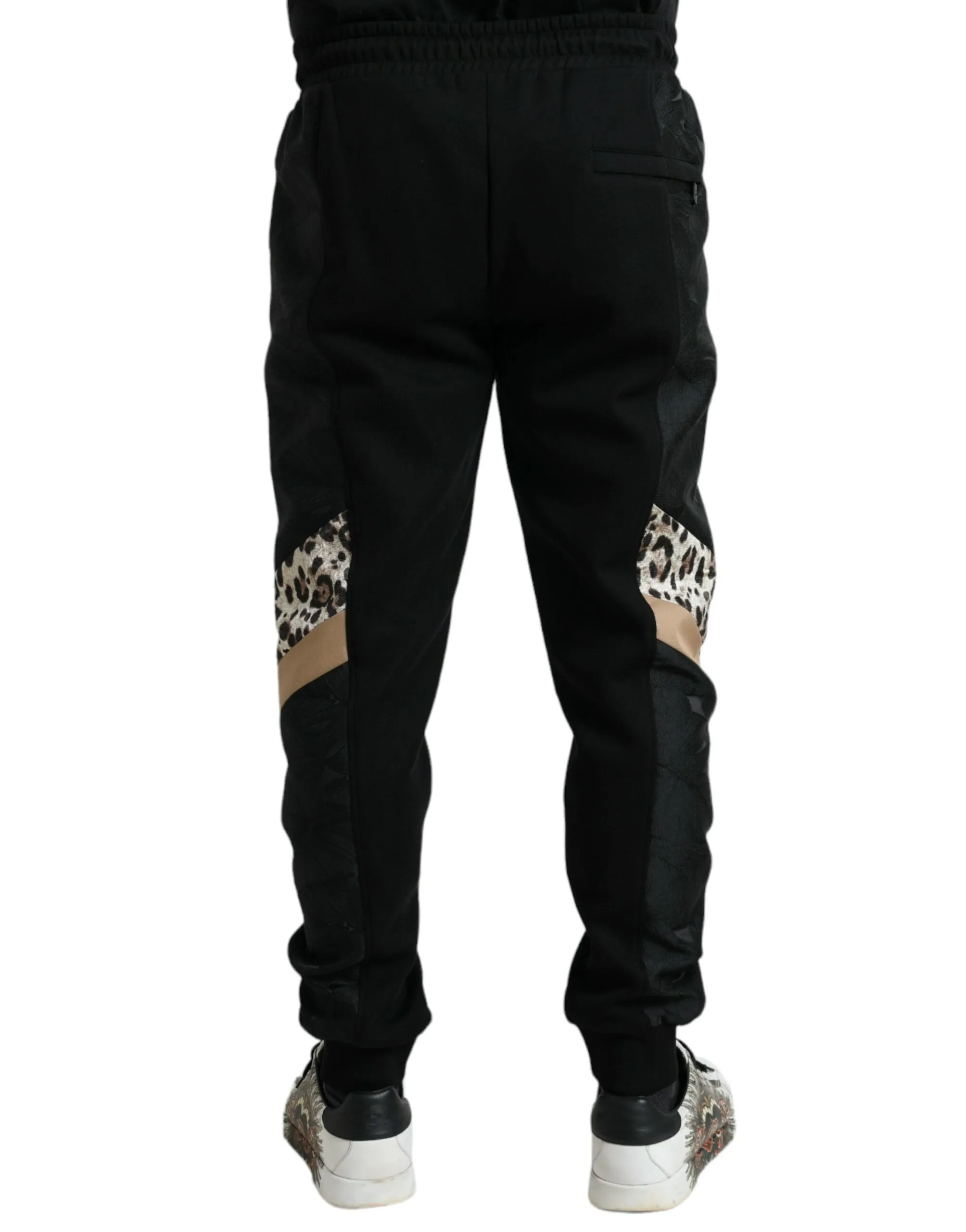 Elegant Black Leopard Jogger Pants sold by Louxly product image thumbnail 3