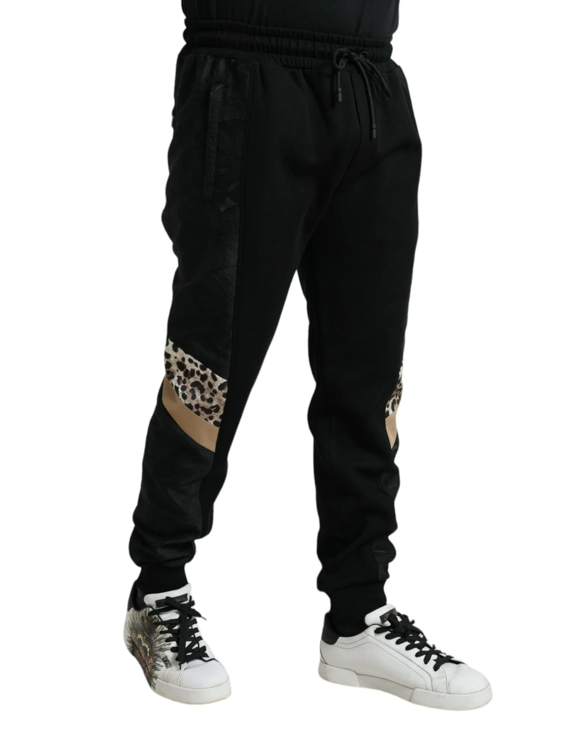 Elegant Black Leopard Jogger Pants sold by Louxly product image thumbnail 2
