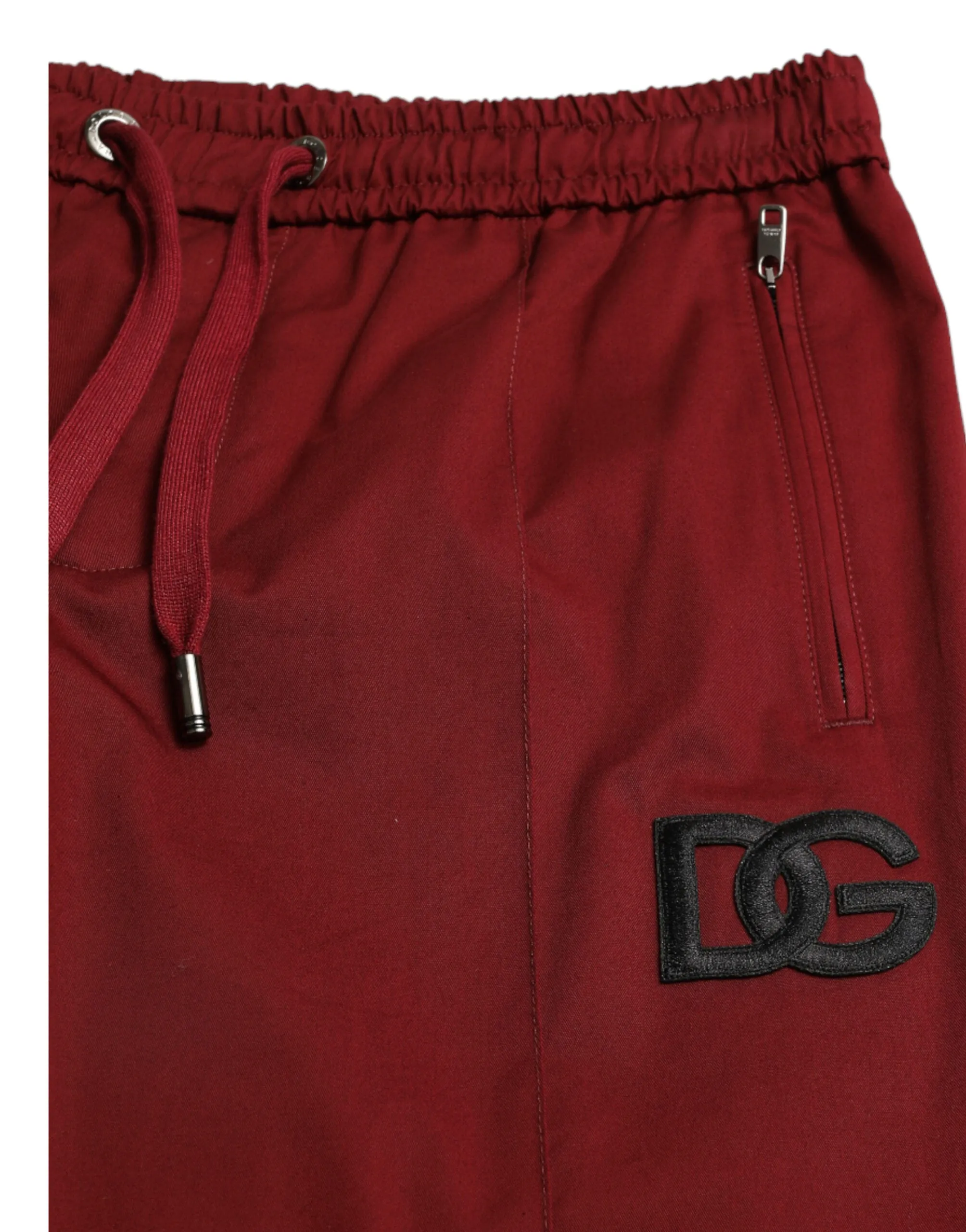 Maroon Cotton Stretch Jogger Pants sold by Louxly product image thumbnail 5