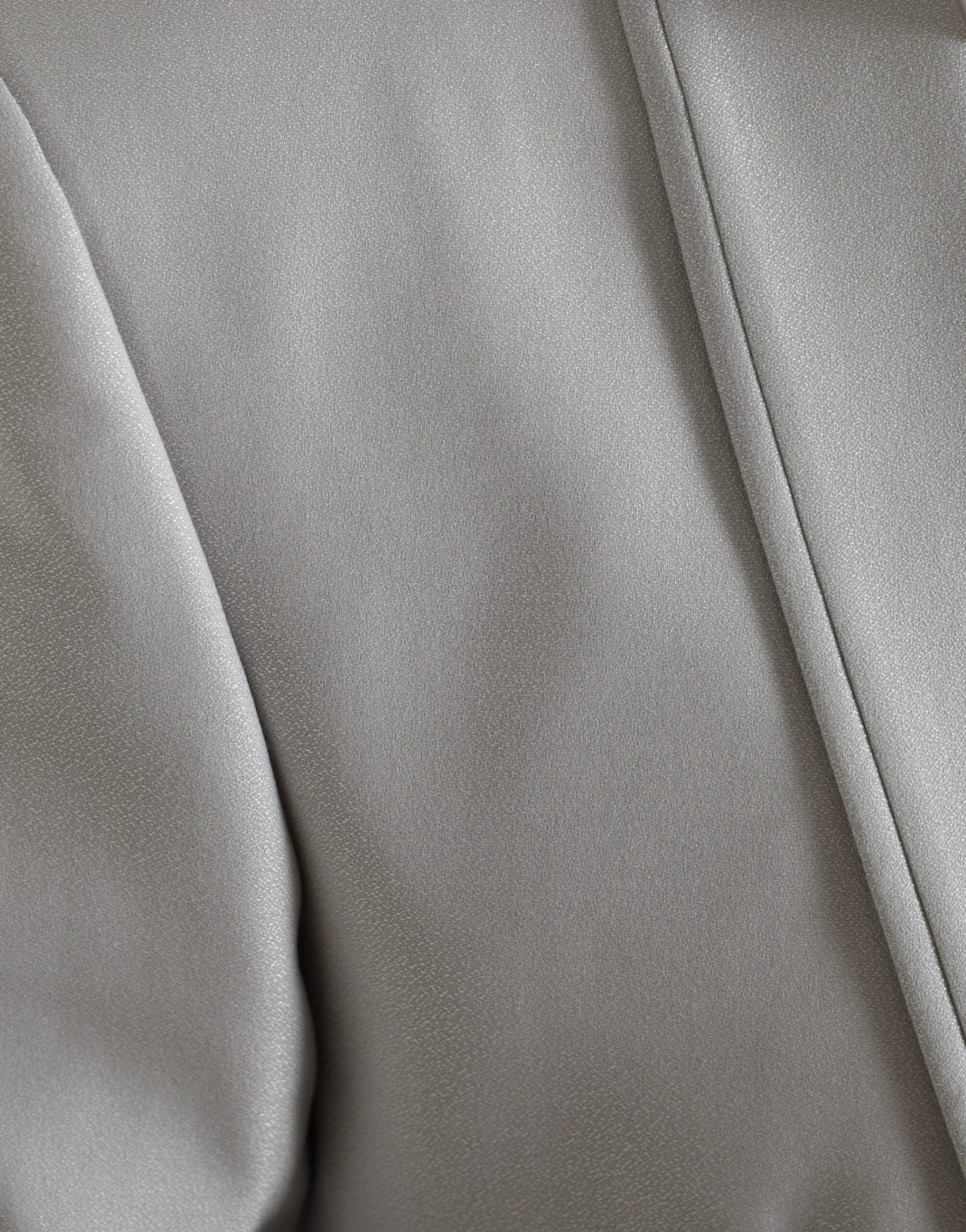 Elegant Silver Slim Fit Wool-Silk Suit sold by Louxly product image thumbnail 5