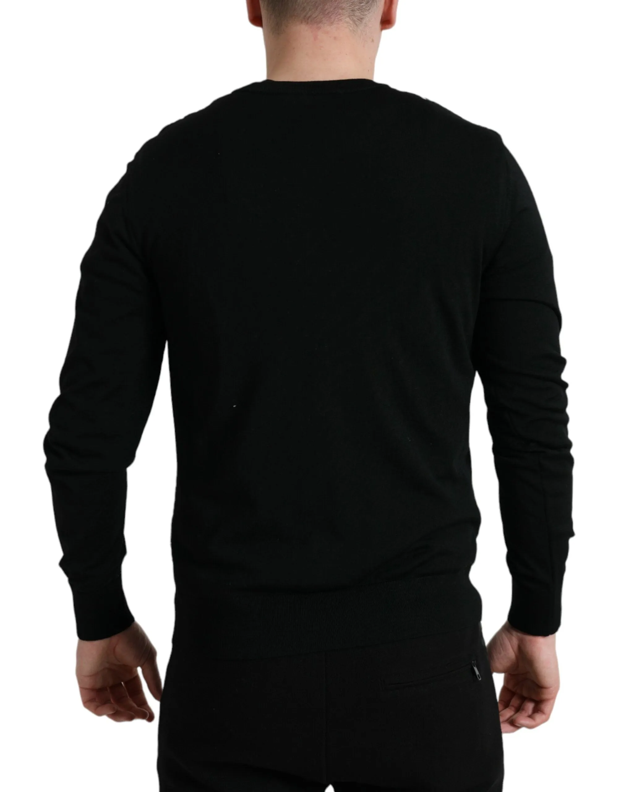 Elegant Floral Print Crew Neck Sweater sold by Louxly product image thumbnail 3