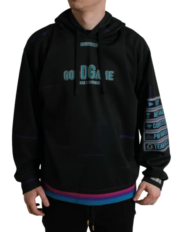 Elegant Graphic Print Hooded Pullover sold by Louxly