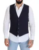 Elegant Dark Blue Formal Dress Vest sold by Louxly