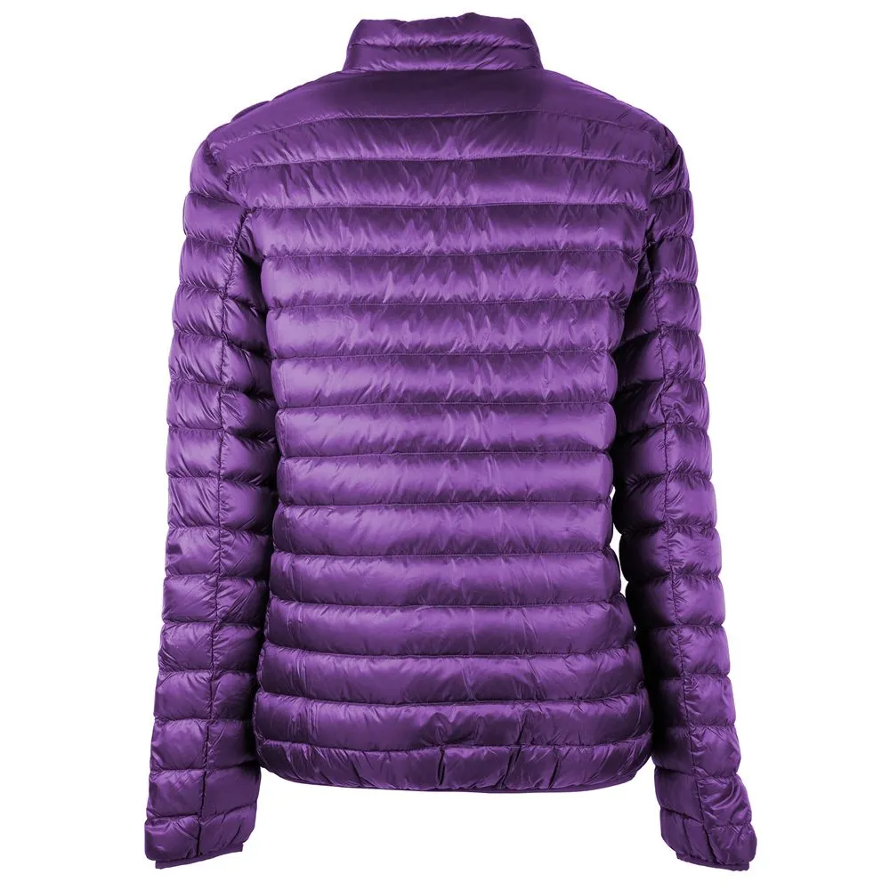 Chic Purple Nylon Down Jacket sold by Louxly product image thumbnail 2