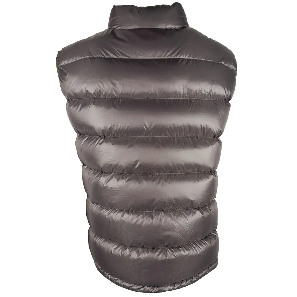 Chic Reversible Green & Grey Duck Down Vest sold by Louxly product image thumbnail 4