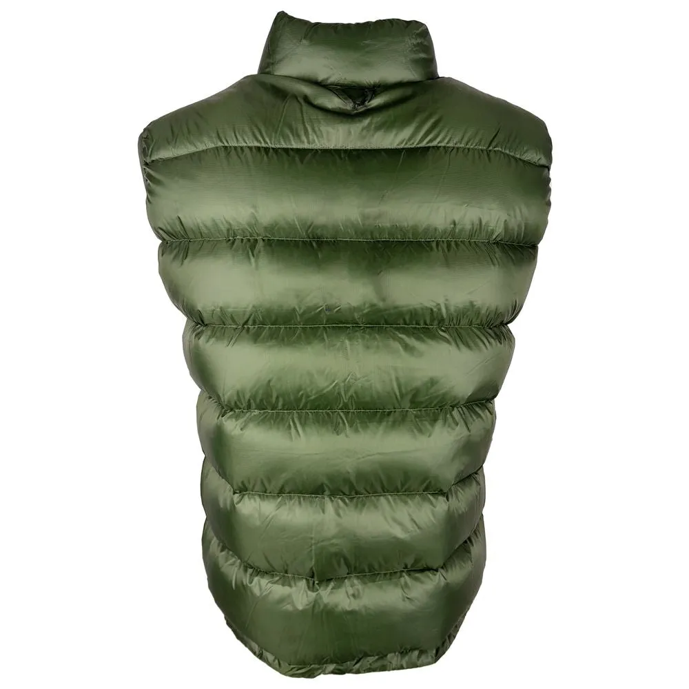Chic Reversible Green & Grey Duck Down Vest sold by Louxly product image thumbnail 2