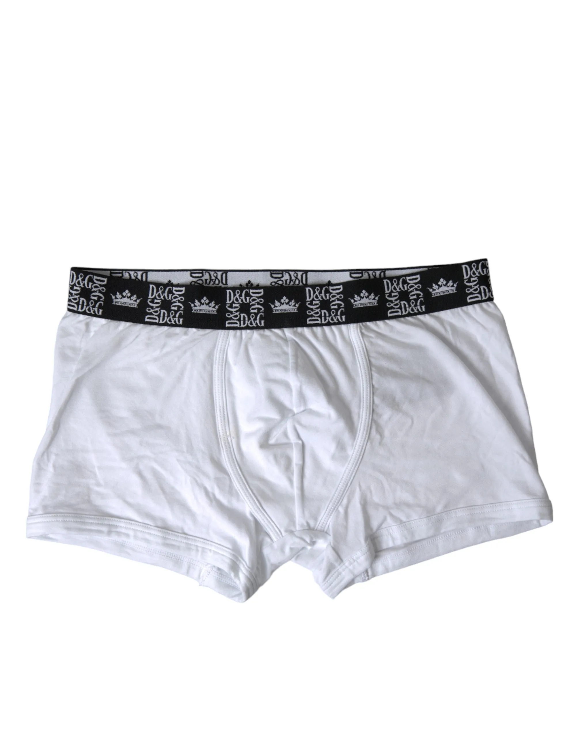 Elite White Cotton Stretch Boxers sold by Louxly