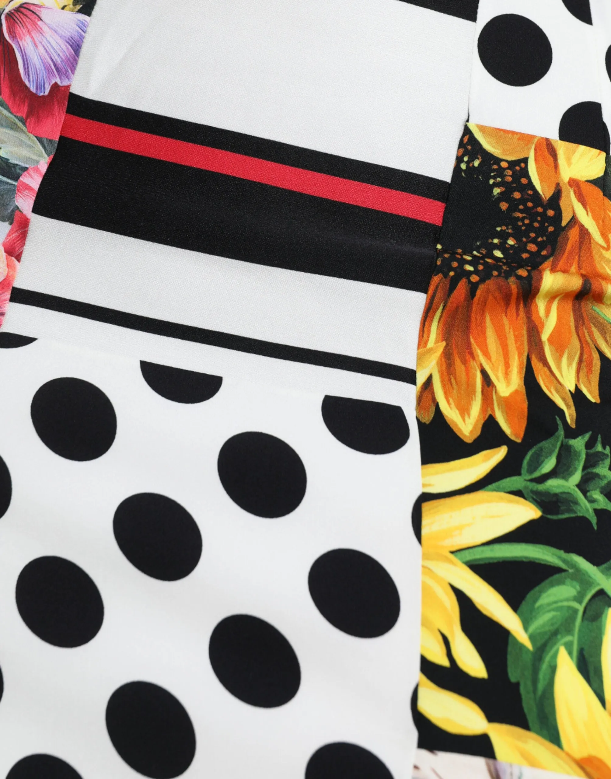 Glamorous High Waist Patchwork Midi Skirt sold by Louxly product image thumbnail 4