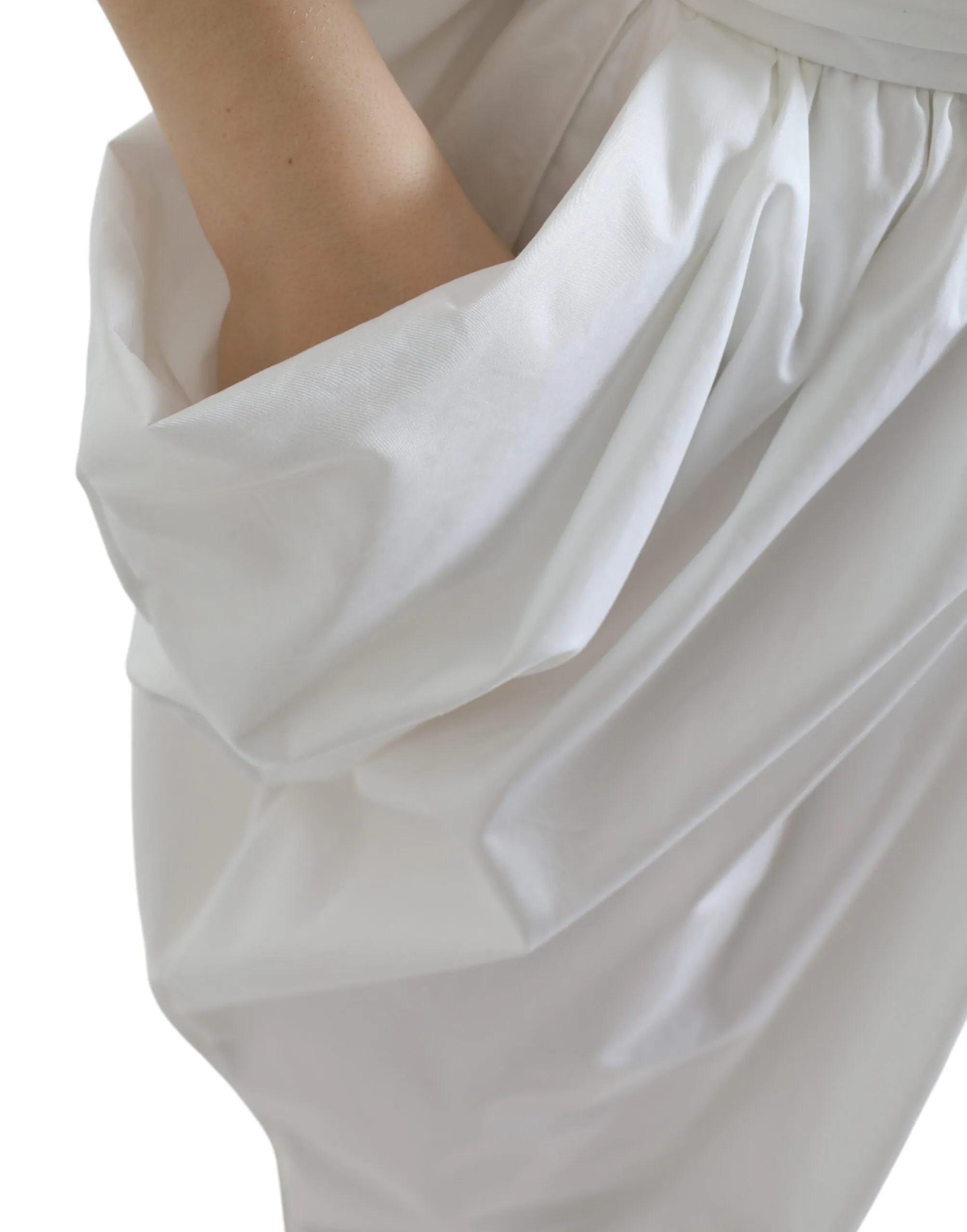 Elegant High Waist Cotton Maxi Skirt sold by Louxly product image thumbnail 4