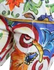 Majolica Print Tapered Cotton Pants sold by Louxly