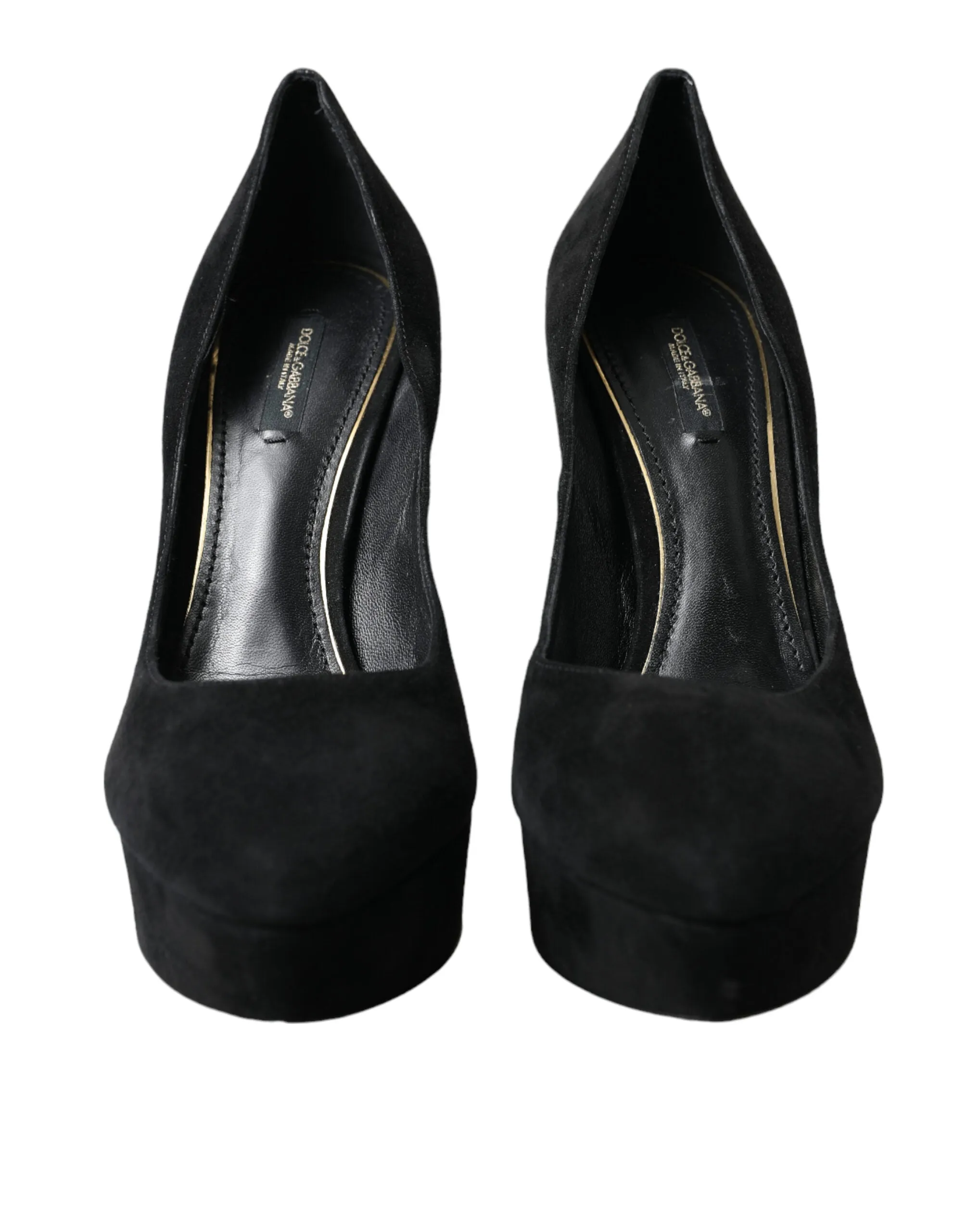 Black Suede Heeled Pumps Sophistication sold by Louxly product image thumbnail 2