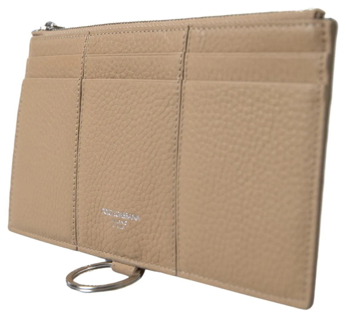 Elegant Beige Leather Wallet with Detachable Strap sold by Louxly product image thumbnail 4
