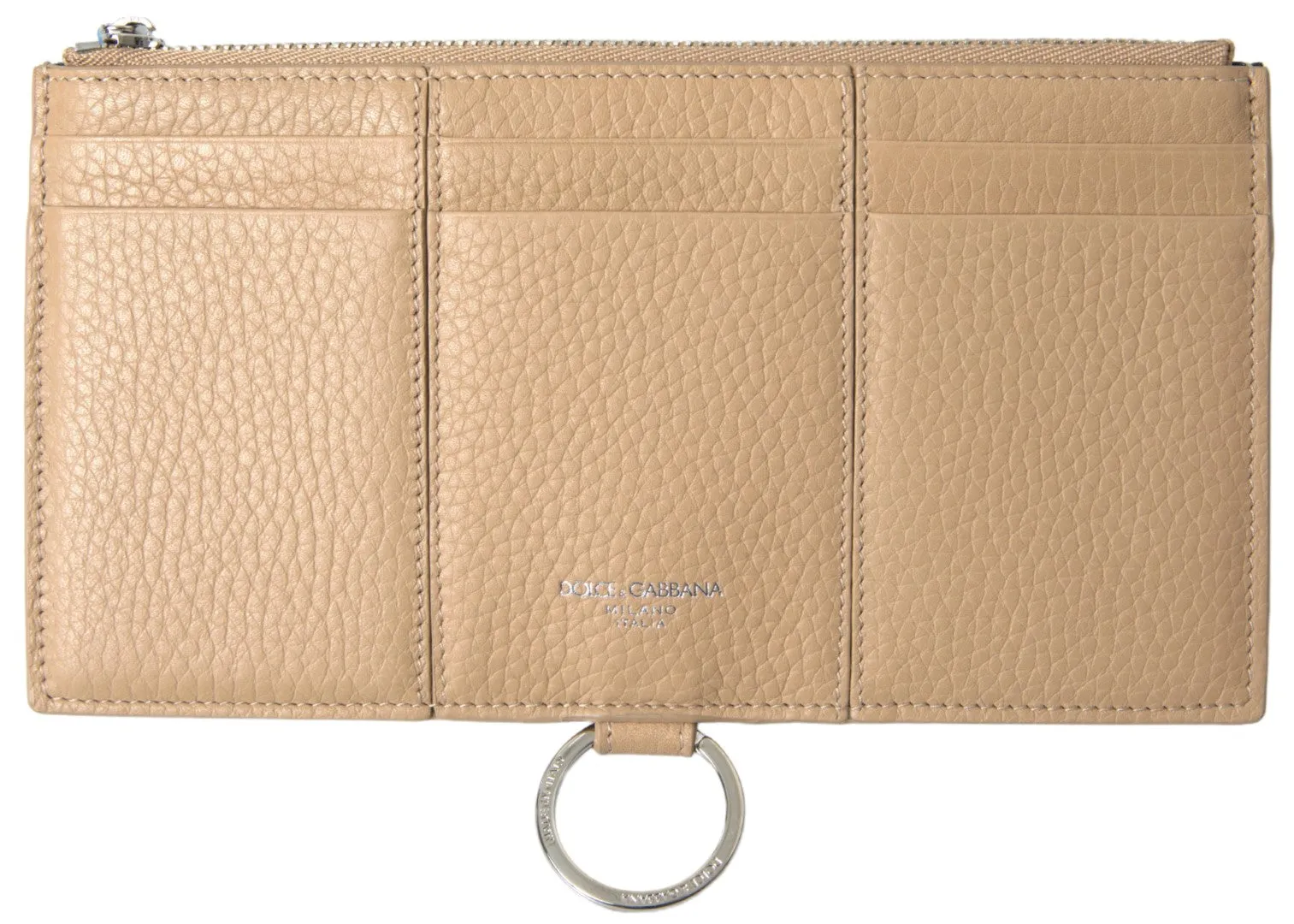 Elegant Beige Leather Wallet with Detachable Strap sold by Louxly product image thumbnail 2