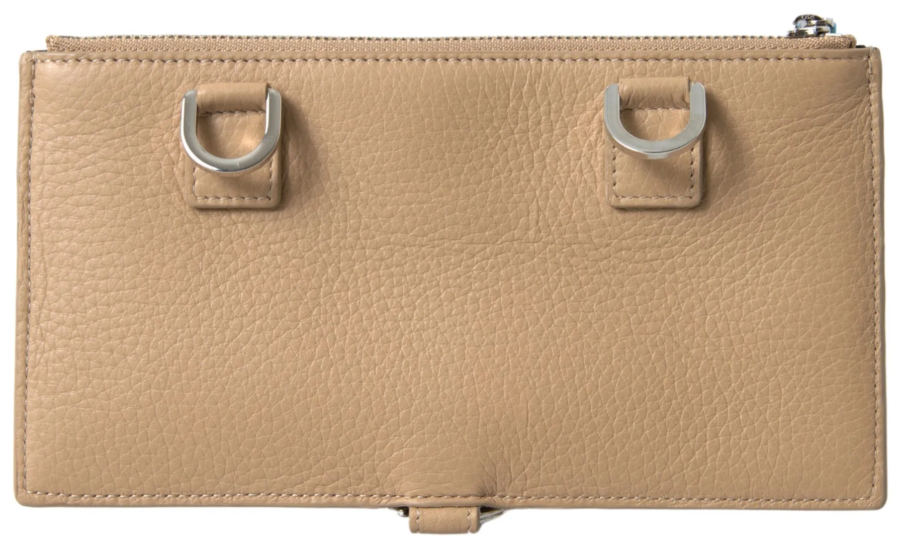 Elegant Beige Leather Wallet with Detachable Strap sold by Louxly product image thumbnail 3