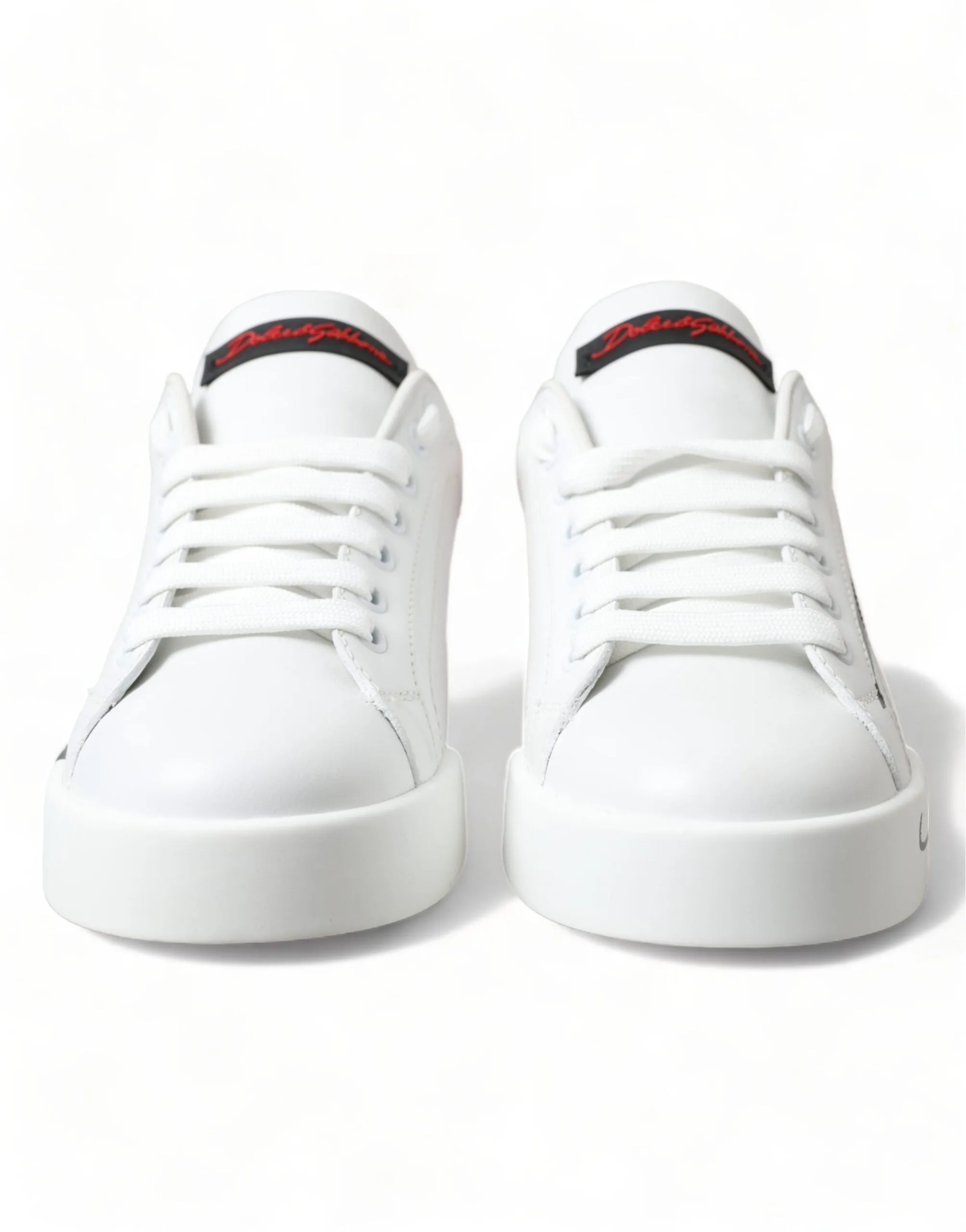 Elegant White Leather Portofino Sneakers sold by Louxly product image thumbnail 3