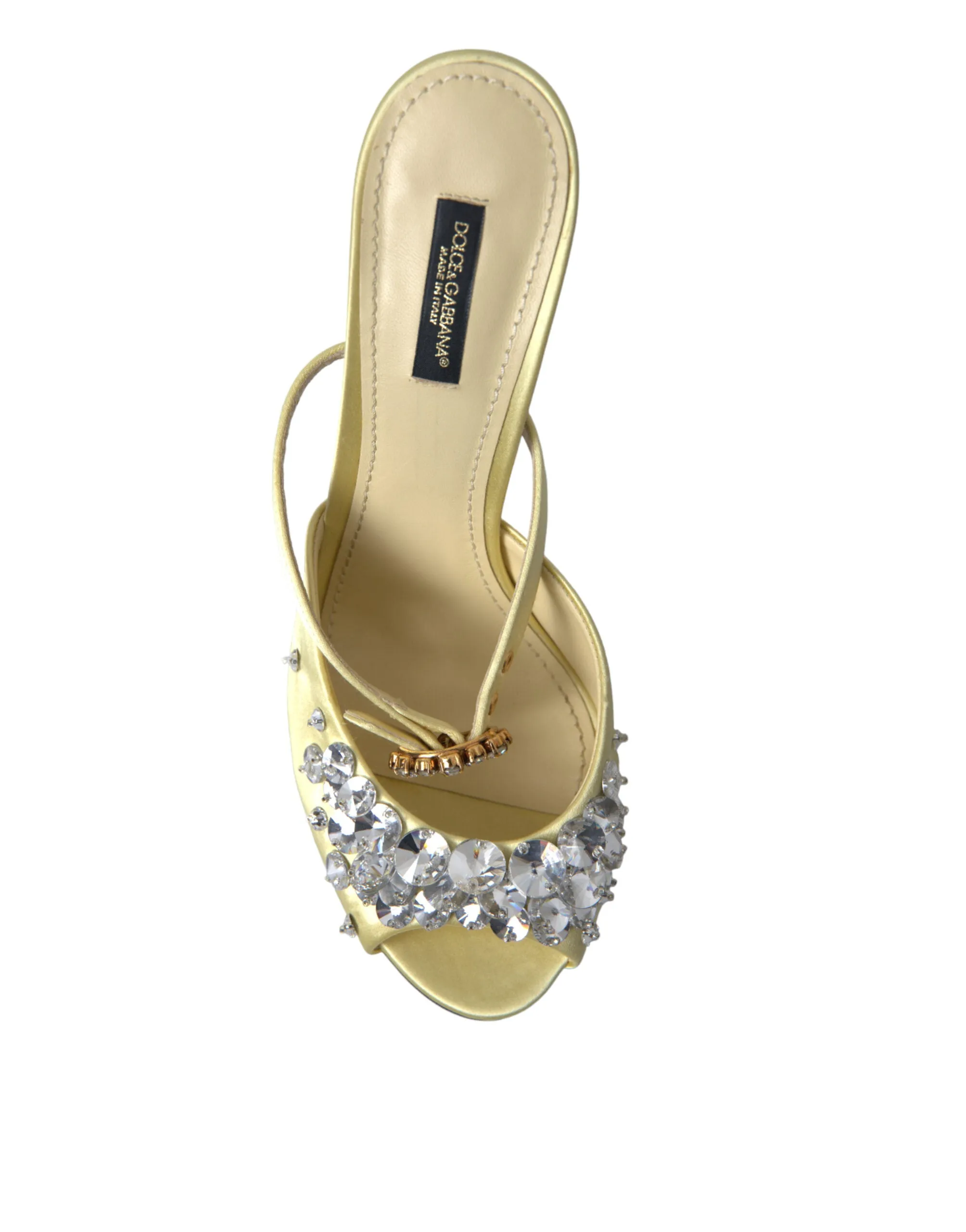 Crystal Embellished Silk Sandals sold by Louxly product image thumbnail 3