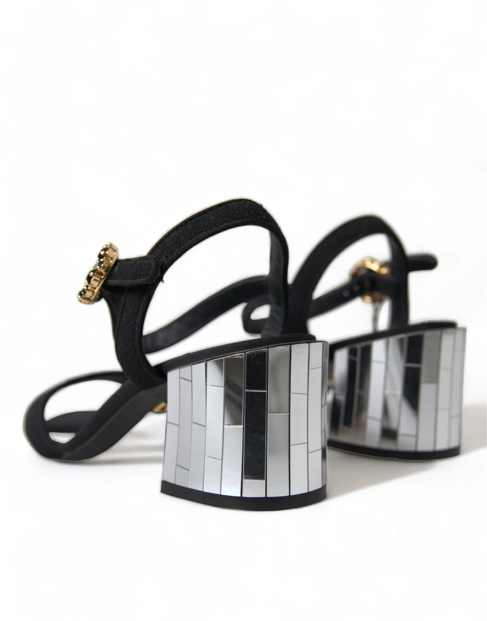 Elegant Ankle Strap Sandals with Mirror Heels sold by Louxly product image thumbnail 5