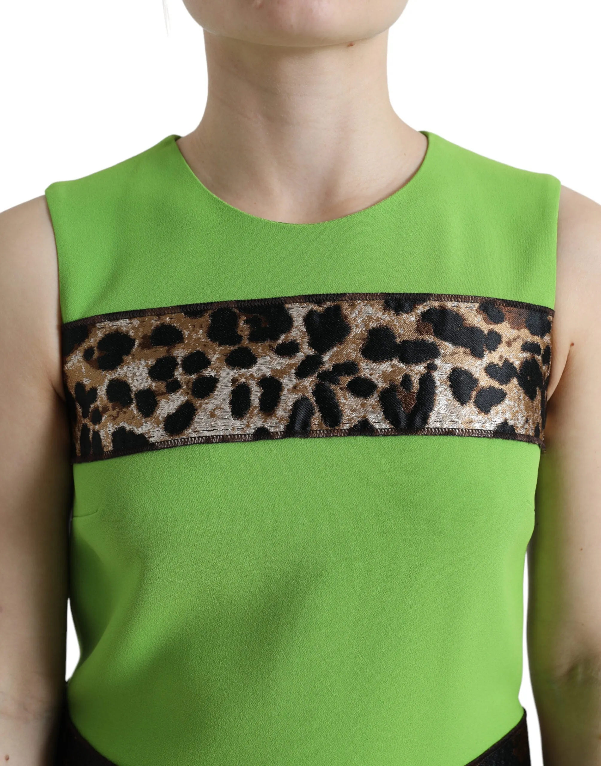 Chic Apple Green Shift Dress sold by Louxly product image thumbnail 4