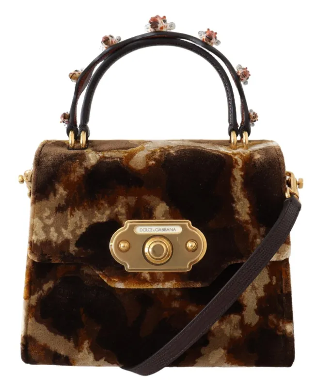 Elegant Giraffe Pattern Welcome Bag with Gold Accents sold by Louxly