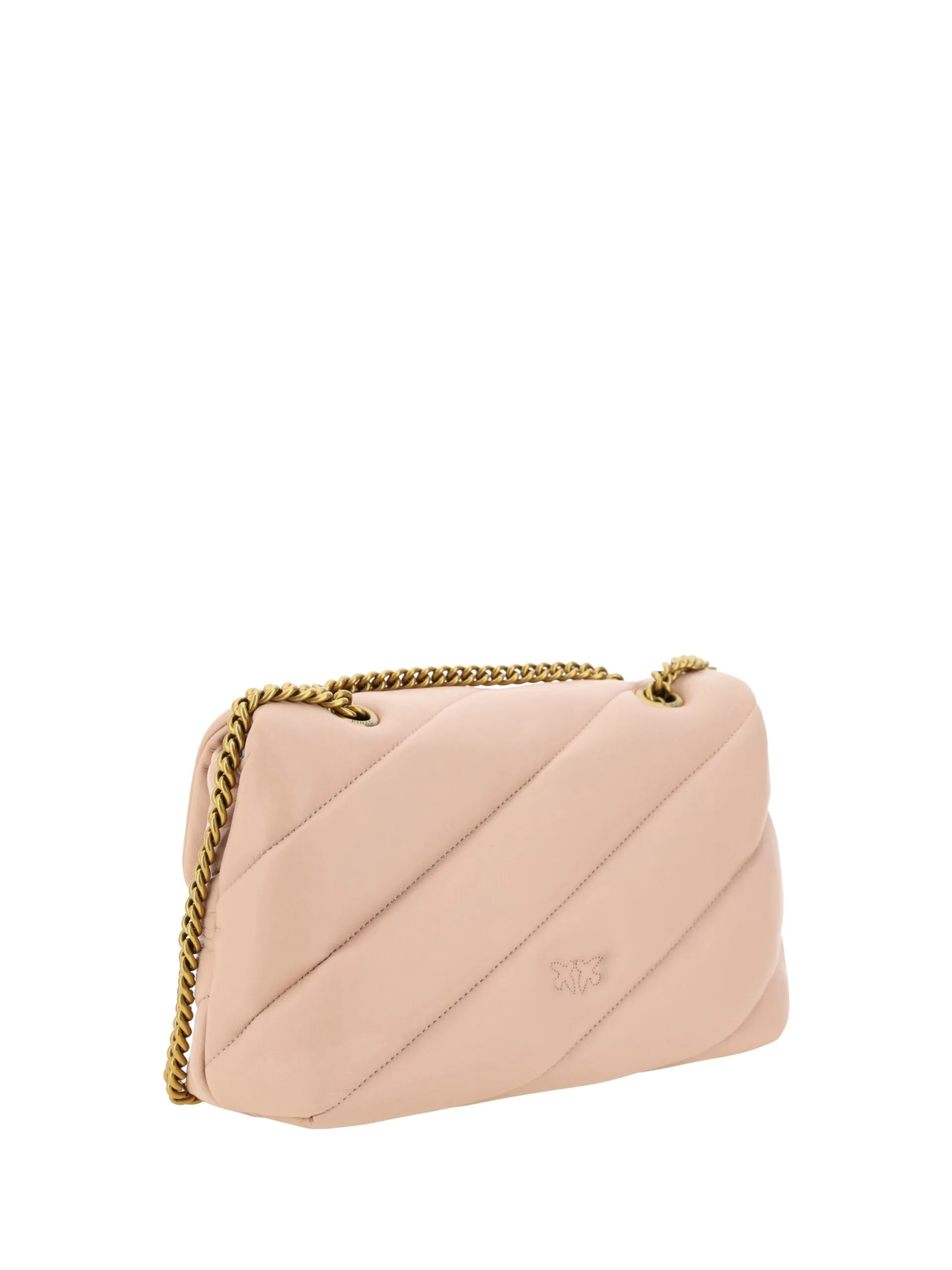 Elegant Light Pink Quilted Shoulder Bag sold by Louxly product image thumbnail 2
