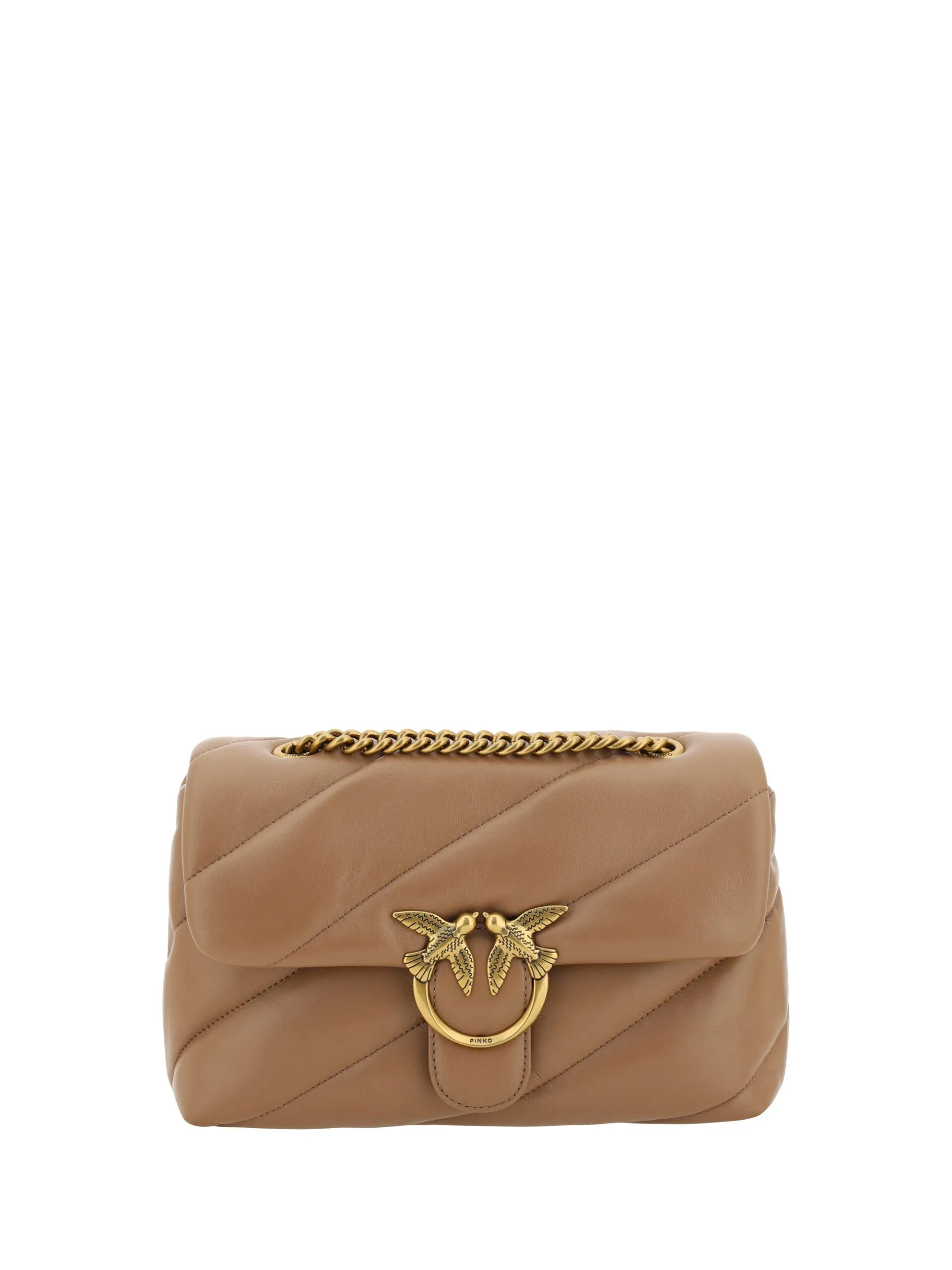 Elegant Quilted Calf Leather Shoulder Bag sold by Louxly