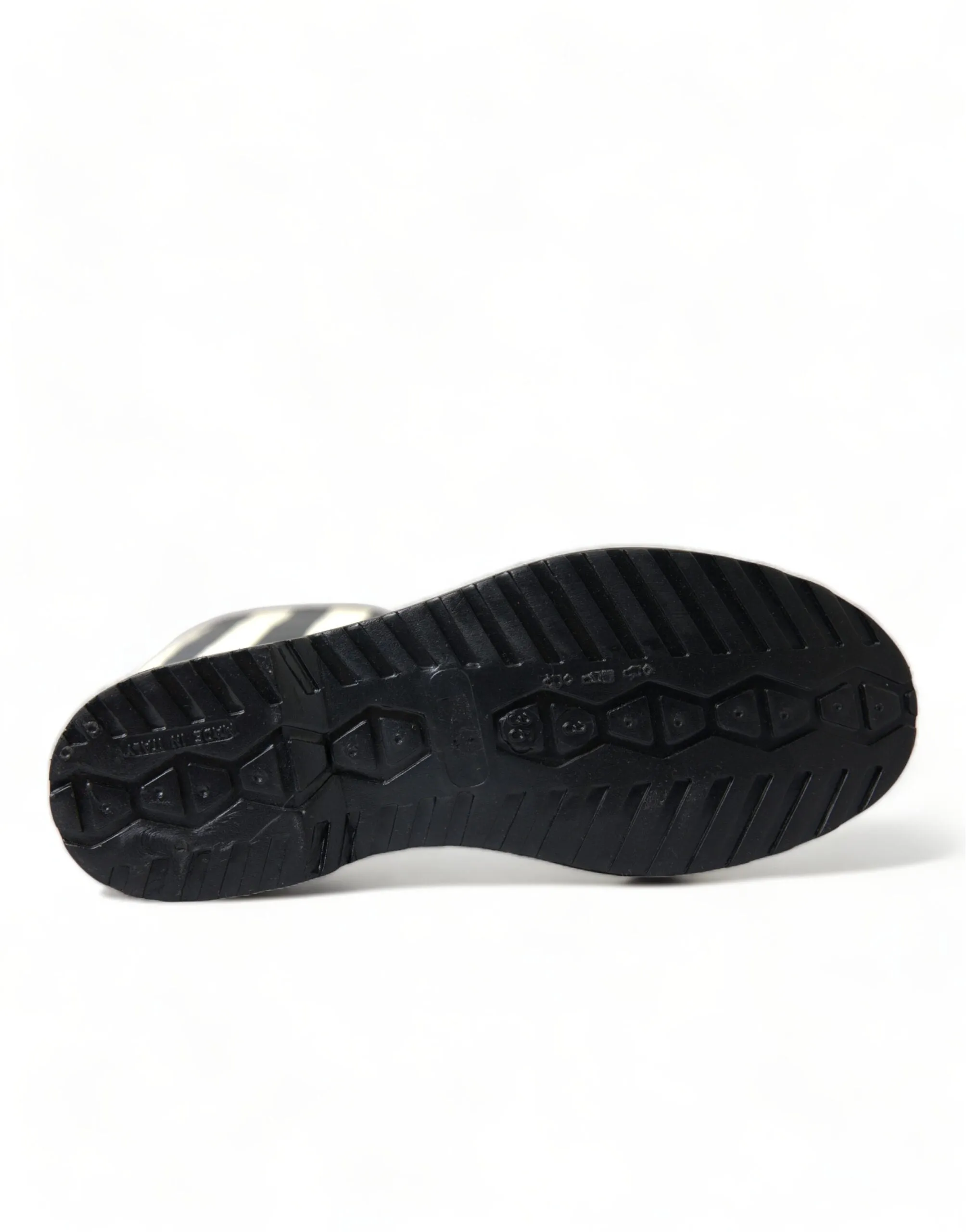 Black and White Striped Knee High Boots sold by Louxly product image thumbnail 5