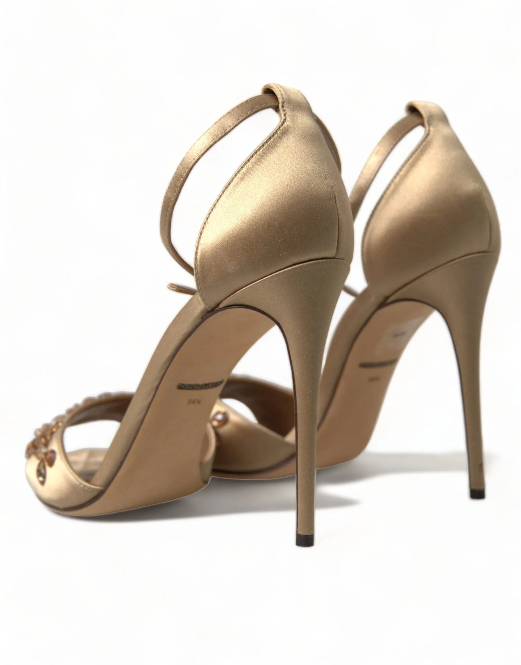 Crystal Embellished Heel Sandals sold by Louxly product image thumbnail 4
