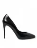 Elegant Black Patent Stiletto Heels sold by Louxly