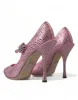 Enchanting Pink Crystal Pumps sold by Louxly