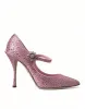 Enchanting Pink Crystal Pumps sold by Louxly