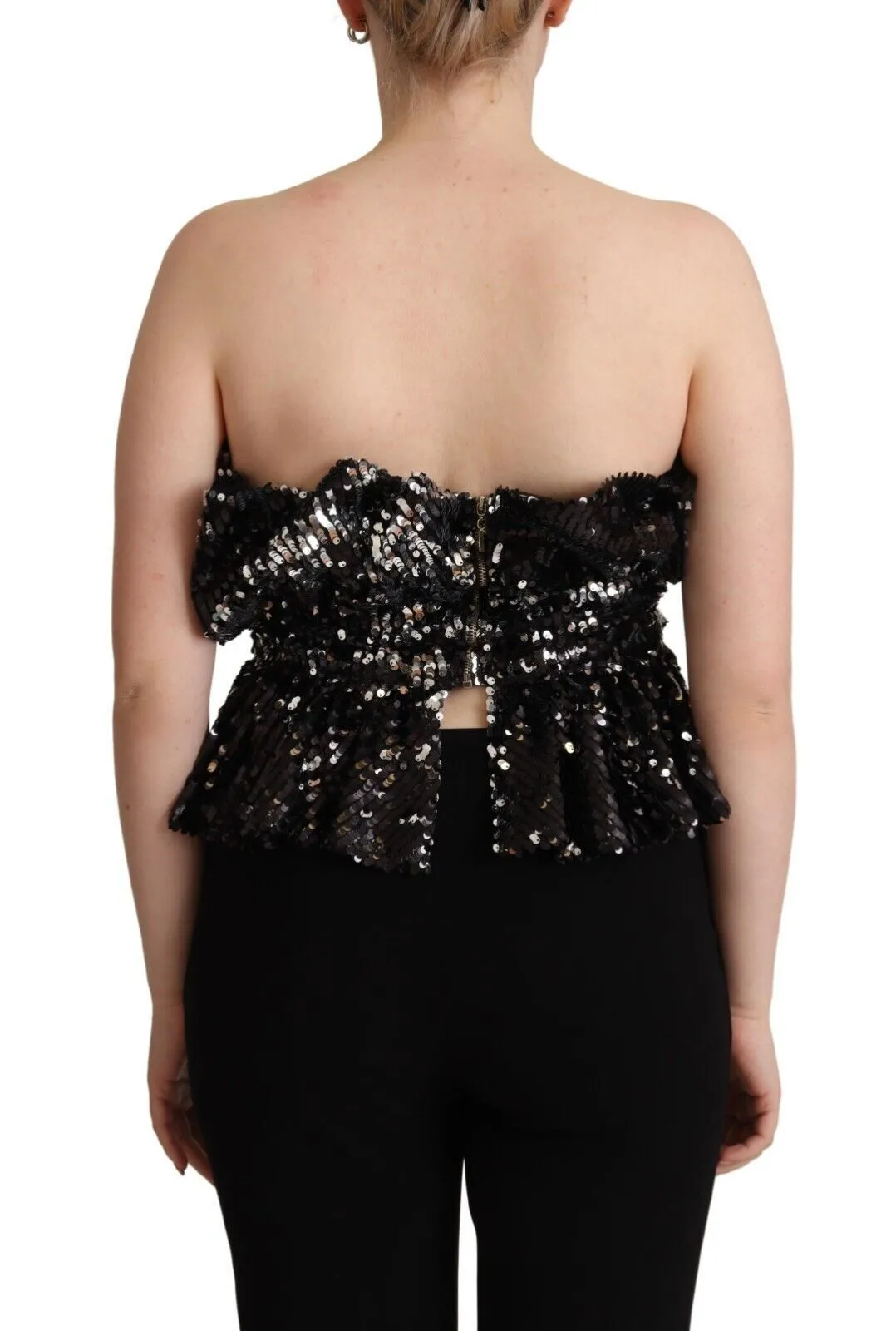 Elegant Strapless Sequined Top sold by Louxly product image thumbnail 3
